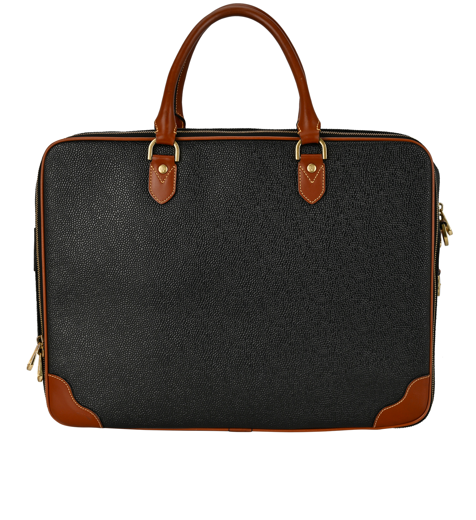 Heritage Travel Case, &pound;395, Handbags, Black/Brown, Canvas, Back view